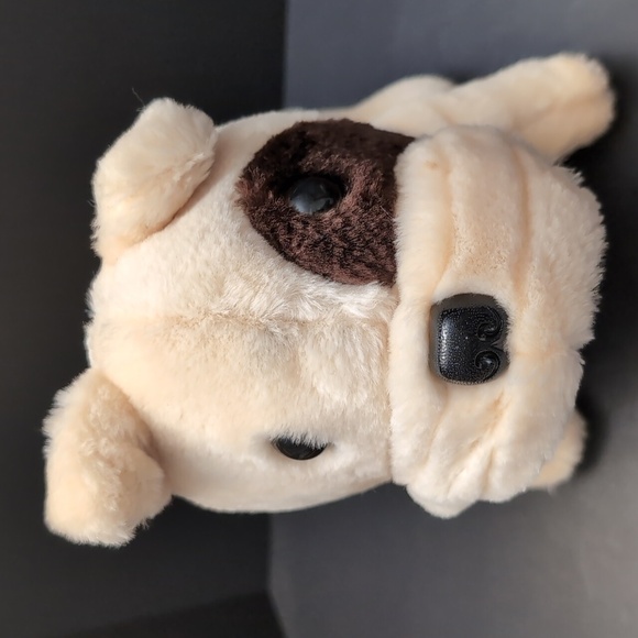 VGT,London Fog Plush Tan/Brown Bulldog Toy. - Picture 2 of 9